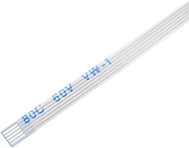 Alt view image 4 of 4 - Flexible Flat Cable, 5 Pins 0.5mm Pitch 120mm FPC FFC Flexible Ribbon Cable for LCD TV Car Audio DVD Player Laptop 5Pcs (A Type)