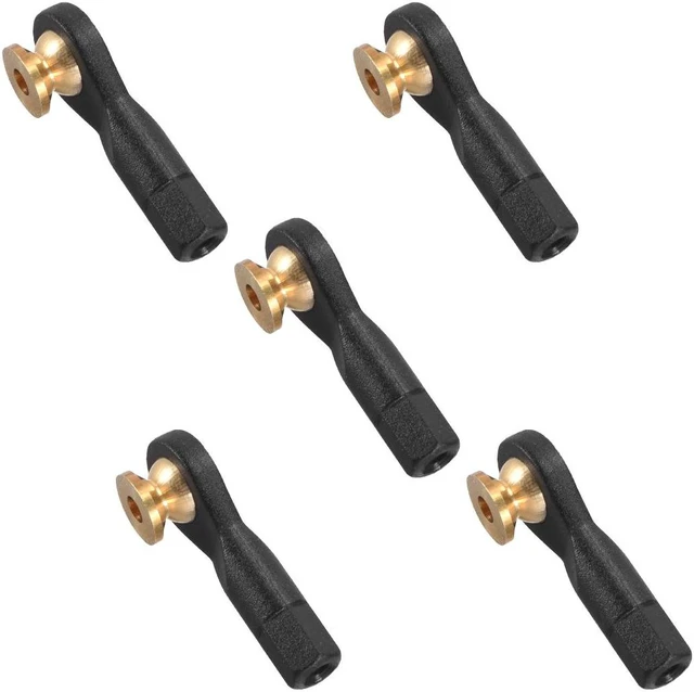 Main image of 5Pcs M2 2.0xL19mm Lever Steering Linkage Tie Rod End Ball Head End without Screws and Nut for RC Car Robot