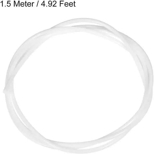 Alt view image 3 of 3 - PTFE Tube 4.9Ft - ID 2mm X OD 3mm Fit 1.75 Filament for 3D Printer White