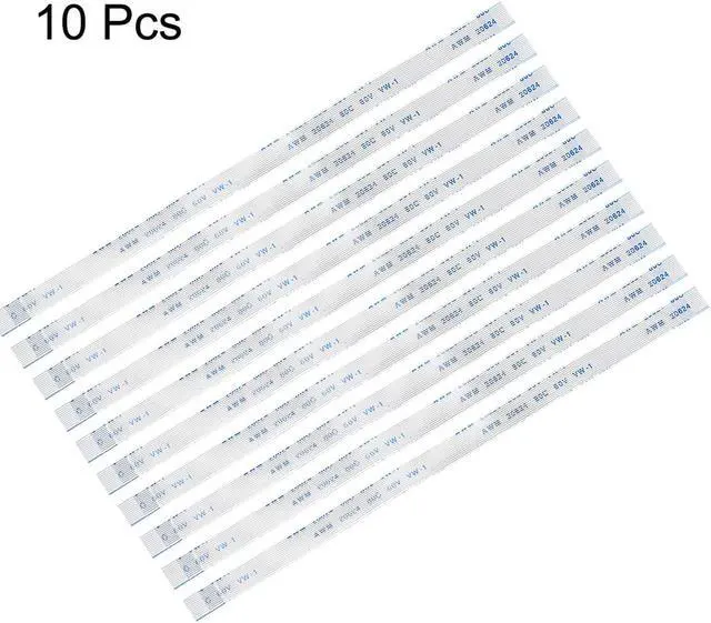 Alt view image 2 of 4 - Flexible Flat Cable, 12 Pins 0.5mm Pitch 150mm FPC FFC Flexible Ribbon Cable for LCD TV Car Audio DVD Player Laptop 10Pcs (A Type)