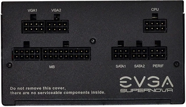 Alt view image 5 of 6 - EVGA SuperNOVA Power Supply Internal, Compact 120 V AC, 230 V AC Input 650 W 1