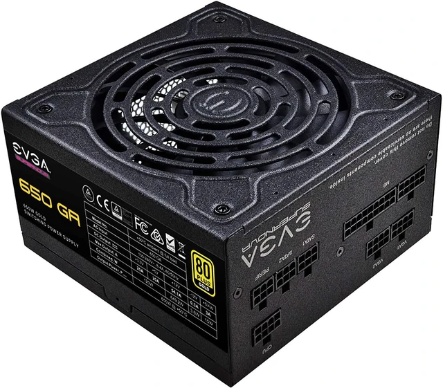 Alt view image 4 of 6 - EVGA SuperNOVA Power Supply Internal, Compact 120 V AC, 230 V AC Input 650 W 1