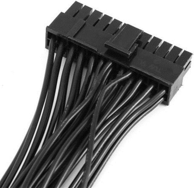 Alt view image 4 of 5 - 24-pin To Dual 24-pin ATX Power Supply Connector Splitter Dual-PSU ATX adapter