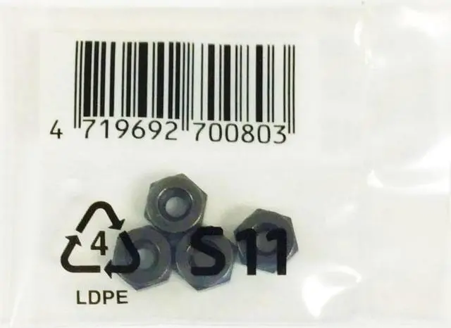 Alt view image 2 of 2 - C7 screw cap set spare parts, 4pcs/set
Product: C7