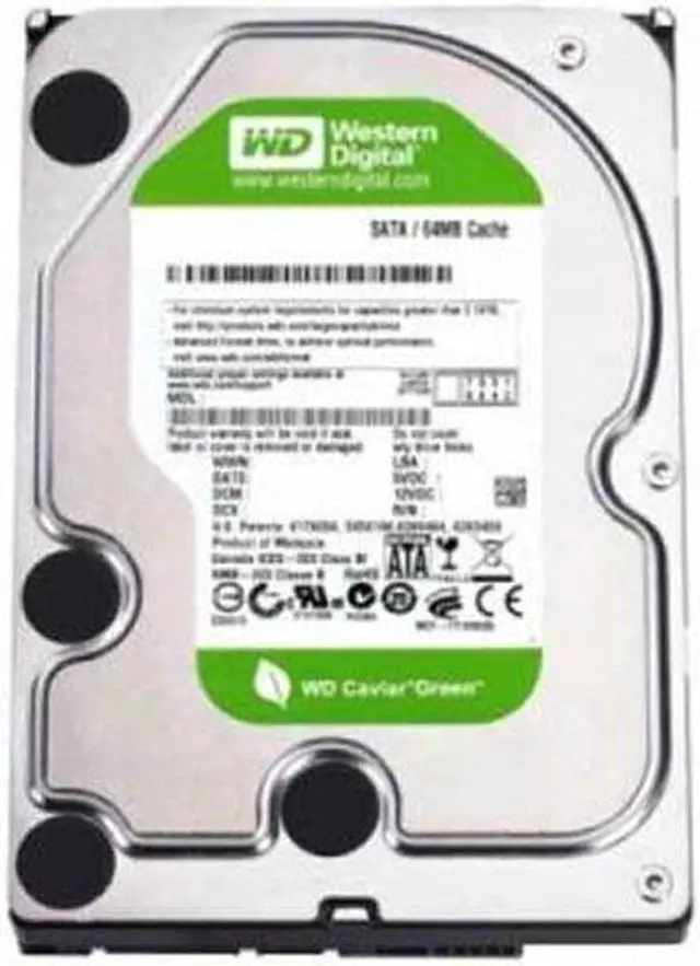 Alt view image 5 of 10 - WESTERN DIGITAL WD10EZRX Western Digital Caviar Green WD10EZRX 1TB IntelliPower SATA3SATA 6.0 GBs 64MB Hard Drive (3.5 inch)