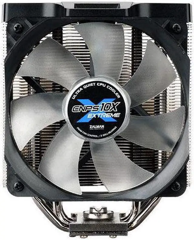 Alt view image 5 of 8 - ZALMAN CNPS10X Extreme 120mm CPU Cooler with Worlds first PWM Fan Speed Controller