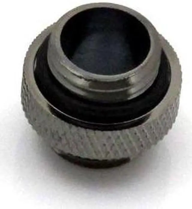 Alt view image 3 of 13 - XSPC G1/4" 5mm Male to Male Fitting, Black Chrome