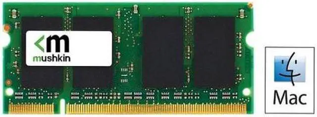 Main image of Mushkin 4GB PC2-6400 DDR2-800MHz non-ECC CL6 SoDimm for Apple Mfr P/N 971741A