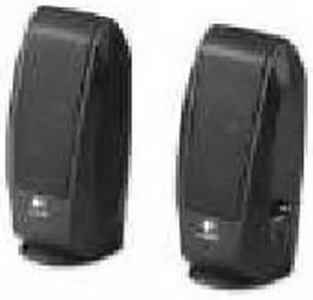 Alt view image 2 of 11 - Logitech S-120 2-Piece 2 Channel Multimedia Speaker System w/Headphone Jack (Black)