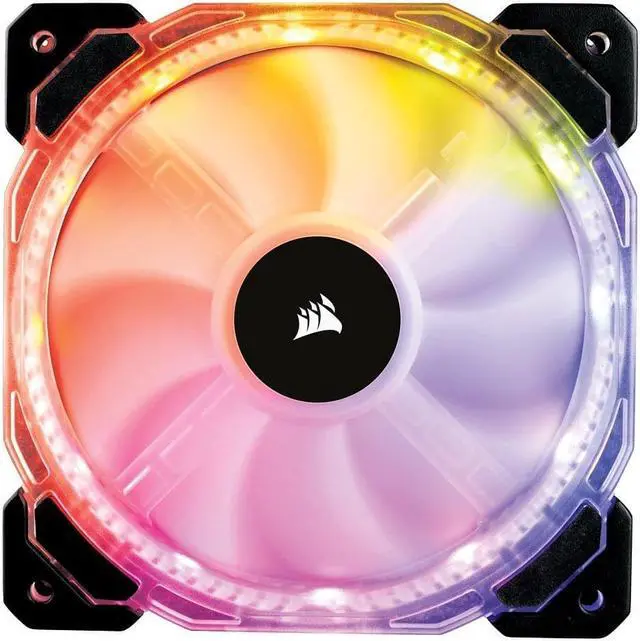 Alt view image 3 of 5 - Corsair Certified Refurbished HD120, 120mm High Performance RGB LED PWM three fans with controller