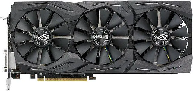 Alt view image 2 of 5 - ASUS ROG-STRIX-GTX1080-O8G-11GBPS ROG Strix GeForce GTX 1080 8GB 11Gbps Edition