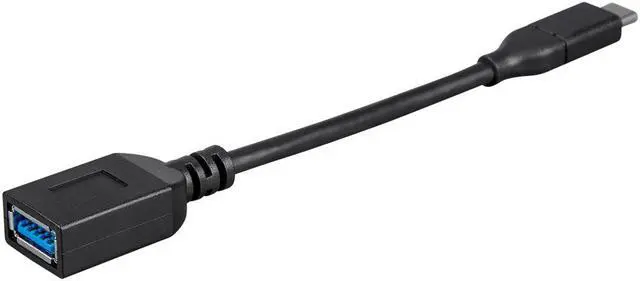 Alt view image 2 of 9 - Monoprice USB C to USB A Female 3.1 Gen 1 Extension Cable - 0.5 Feet - Black | Fast Charging, 5Gbps, 3A, 30AWG, Type C - Essentials Series