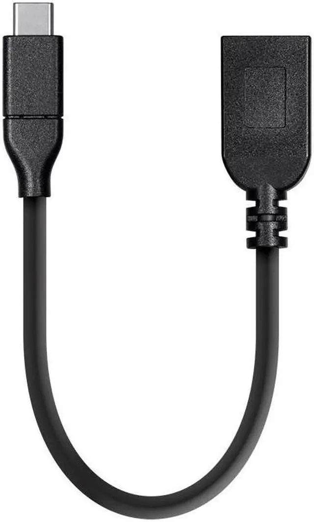 Alt view image 3 of 9 - Monoprice USB C to USB A Female 3.1 Gen 1 Extension Cable - 0.5 Feet - Black | Fast Charging, 5Gbps, 3A, 30AWG, Type C - Essentials Series