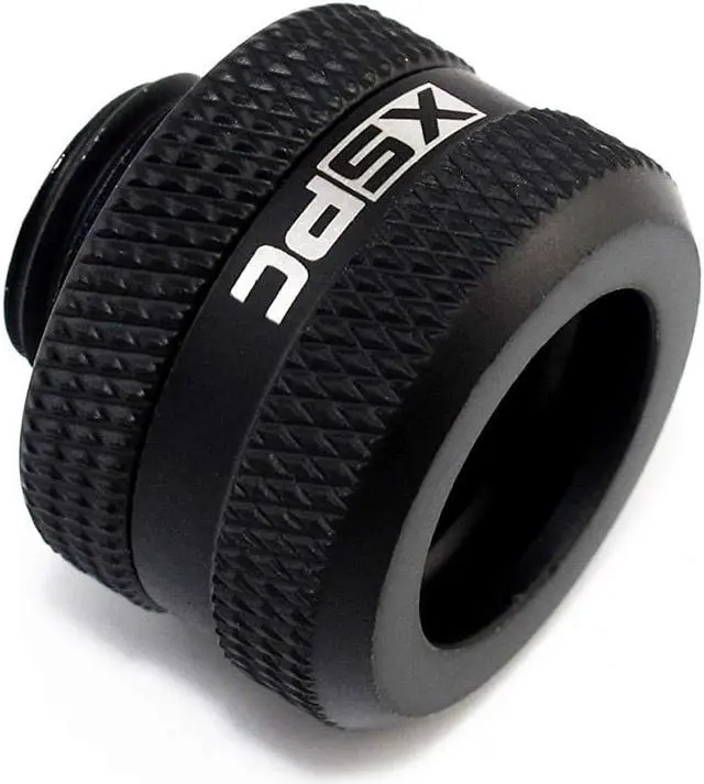 Alt view image 9 of 10 - XSPC G1/4" to 10mm ID, 14mm OD Rigid Tubing Fitting (For use with XSPC Metal & PETG Tubing Only), Matte Black, 8-pack