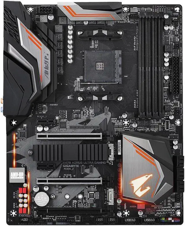 Alt view image 5 of 8 - GIGABYTE X470 AORUS ULTRA GAMING AM4 AMD X470 SATA 6Gb/s USB 3.1 HDMI ATX AMD Motherboard
