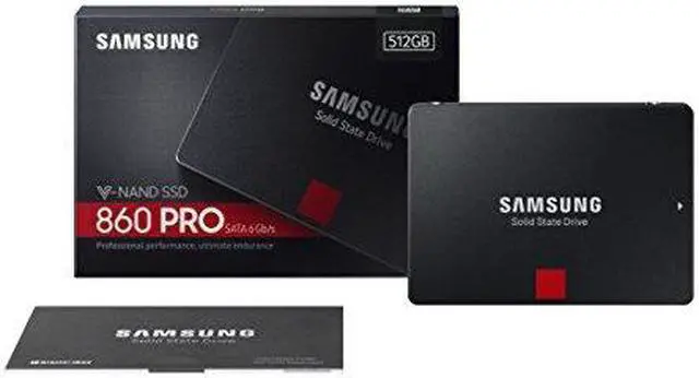 Alt view image 5 of 7 - Samsung 860 PRO MZ-76P512BW 512 GB 2.5" Internal Solid State Drive - SATA - 560 MB/s Maximum Read Transfer Rate - 530 MB/s Maximum Write Transfer Rate - 256-bit Encryption Standard