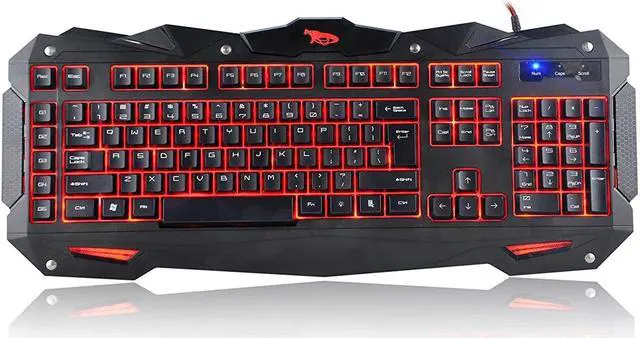 Alt view image 13 of 20 - IMICRO IM-KBCOBV8 iMicro Cobra IM-KBCOBV8 110-Key Wired USB LED Backlit Gaming Keyboard (Black)