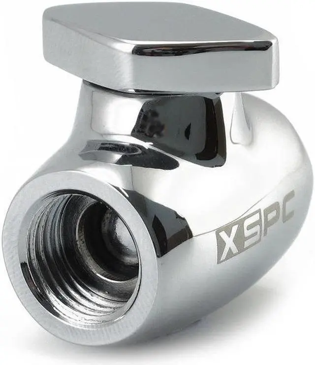 Alt view image 4 of 8 - XSPC Ball Valve G1/4 (Chrome)"