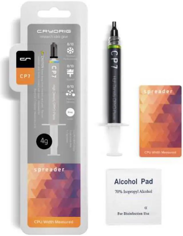 Alt view image 4 of 5 - Cryorig CP7 High Performance Advanced CPU Thermal Compound Kit - 4 Grams
