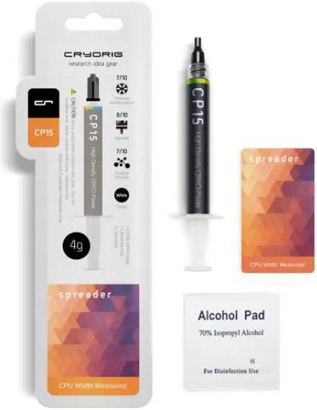 Alt view image 5 of 5 - CRYORIG CP15 Performance Thermal Compound 4 Grams