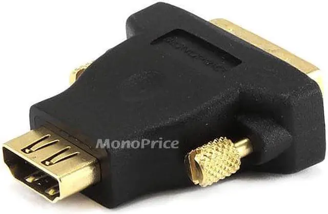Alt view image 4 of 19 - Monoprice Dvi-D Single Link Male To Hdmi Female Adapter