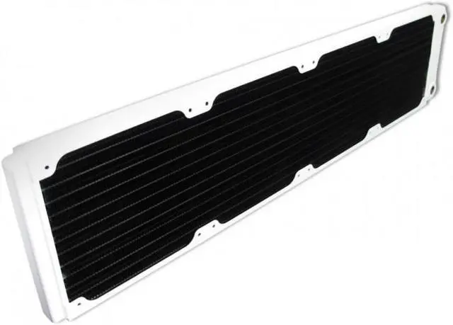 Alt view image 3 of 12 - XSPC TX480 Ultra Thin Radiator, 120mm x 4, Quad Fan, White