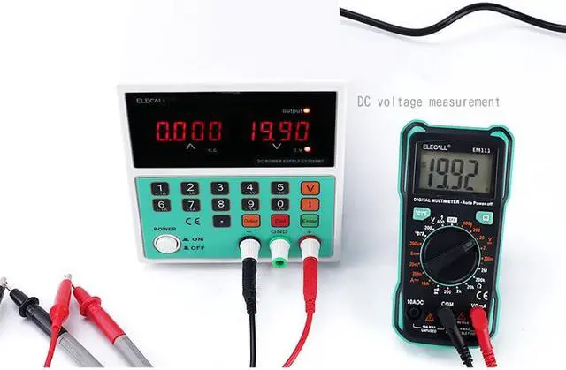 Alt view image 7 of 7 - ELECALL EM111 Digital Multimeter Mini type Temperature resistance test RMS value High precision tester meter