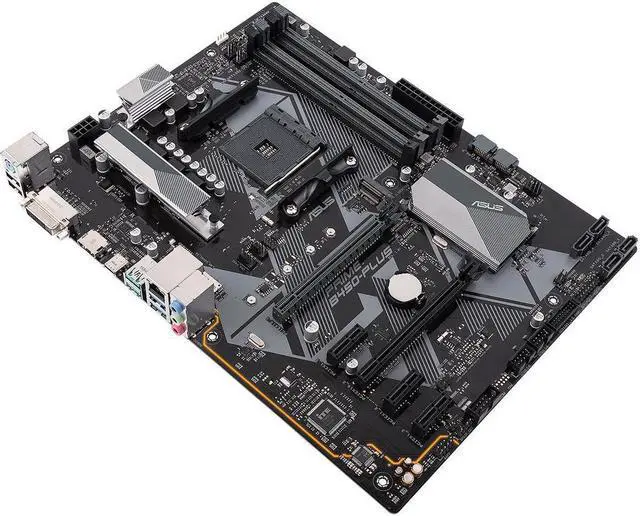 Alt view image 2 of 8 - ASUS PRIME B450-PLUS AM4 AMD B450 SATA 6Gb/s USB 3.1 HDMI ATX AMD Motherboard