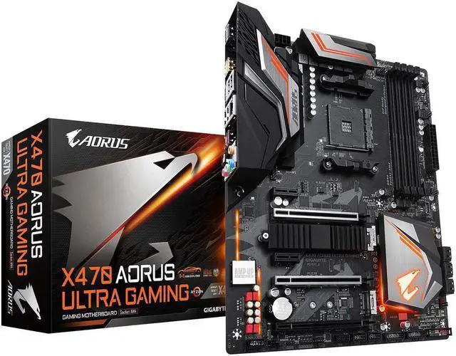 Alt view image 4 of 8 - GIGABYTE X470 AORUS ULTRA GAMING AM4 AMD X470 SATA 6Gb/s USB 3.1 HDMI ATX AMD Motherboard