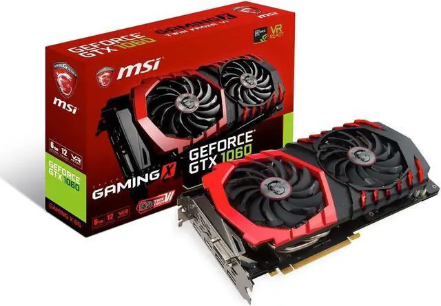 Alt view image 7 of 11 - MSI GeForce GTX 1060 Gaming X 6GB DDR5