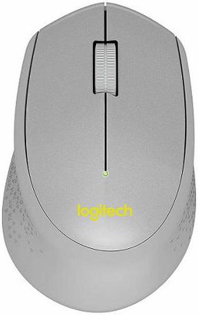 Logitech M330 Silent Plus Wireless Large Mouse (Silver) 