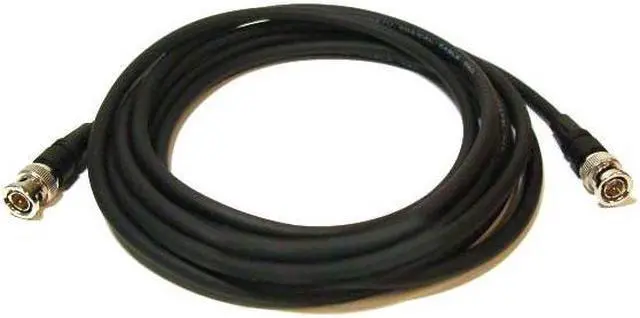Alt view image 4 of 5 - Monoprice Audio/Video Coaxial Cable - 12 Feet - Black | RG-59U BNC Male/ BNC Male, 75ohm