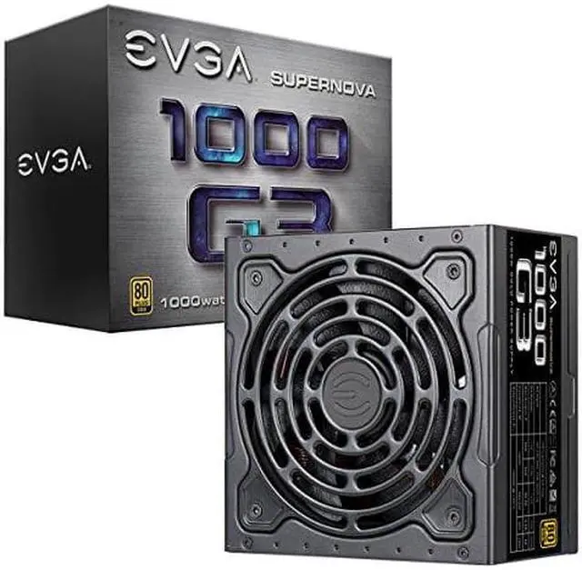 Main image of EVGA SuperNOVA 1000 G3, 80 Plus Gold 1000W, Fully Modular PSU - 220-G3-1000-X1