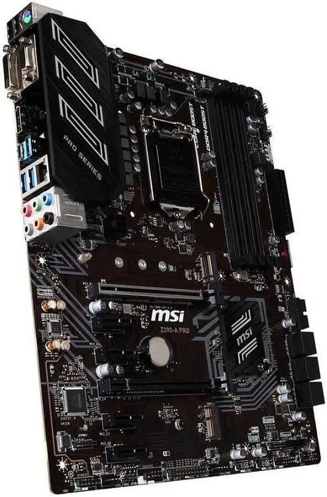 Alt view image 7 of 19 - [OB-NA] MSI Z390-A PRO LGA 1151 (300 Series) Intel Z390 SATA 6Gb/s ATX Intel Mobo