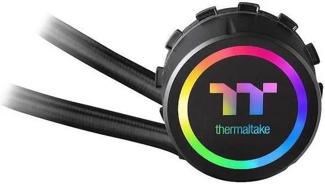 Alt view image 11 of 14 - Thermaltake Floe Riing RGB 240 TT Premium Edition Floe Riing RGB 240 TT Premium Edition Water Cooler
