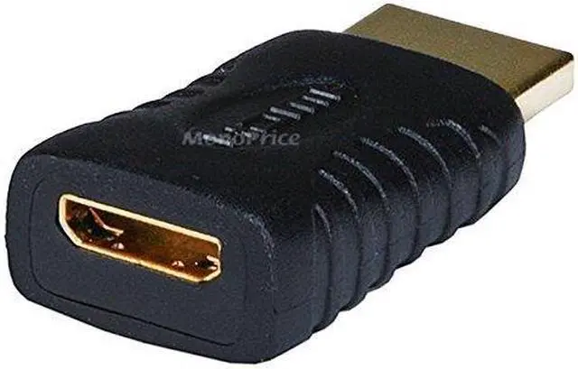 Alt view image 5 of 13 - Monoprice HDMI Connector Male to HDMI Mini Connector Female Adapter