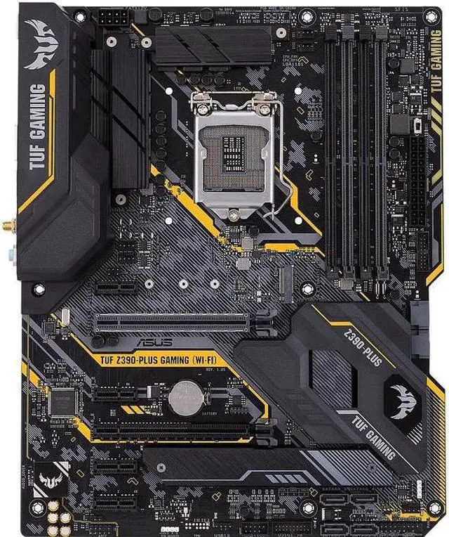 Alt view image 2 of 6 - ASUS TUF Z390-Plus Gaming (Wi-Fi) LGA 1151 (300 Series) Intel Z390 HDMI SATA 6Gbs USB 3.1 ATX Intel Motherboard