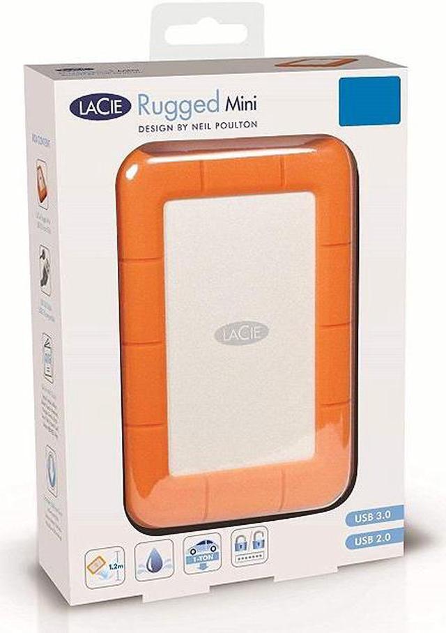 Alt view image 12 of 20 - LaCie 2TB Rugged Mini External Hard Drive USB 3.0 Model LAC9000298 Orange