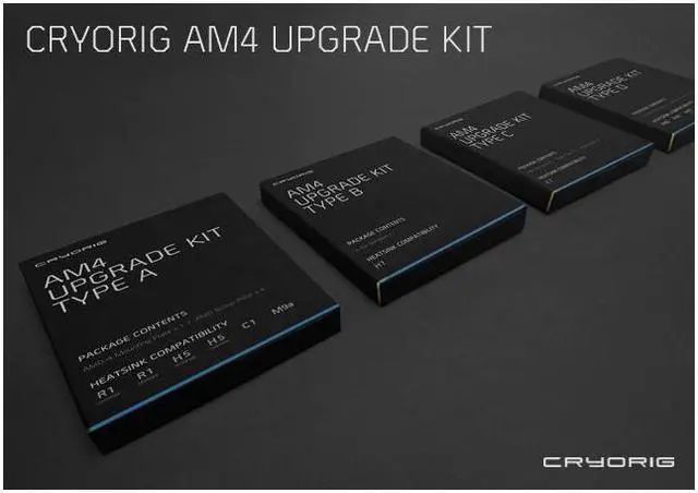 Alt view image 2 of 3 - Cryorig AM4 Upgrade Kit Type C for C7
