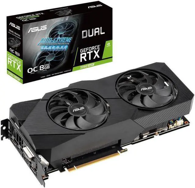 Alt view image 2 of 6 - ASUS DUAL NVIDIA GeForce RTX 2060 SUPER EVO V2 OC Edition Gaming Graphics Card