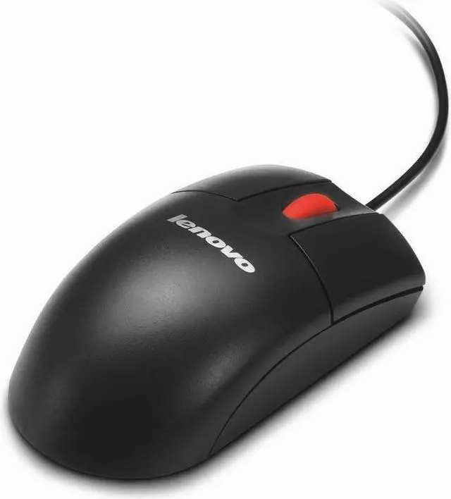 Alt view image 2 of 3 - IBM 40K9200 Black 1 x Wheel USB Wired Optical Mouse