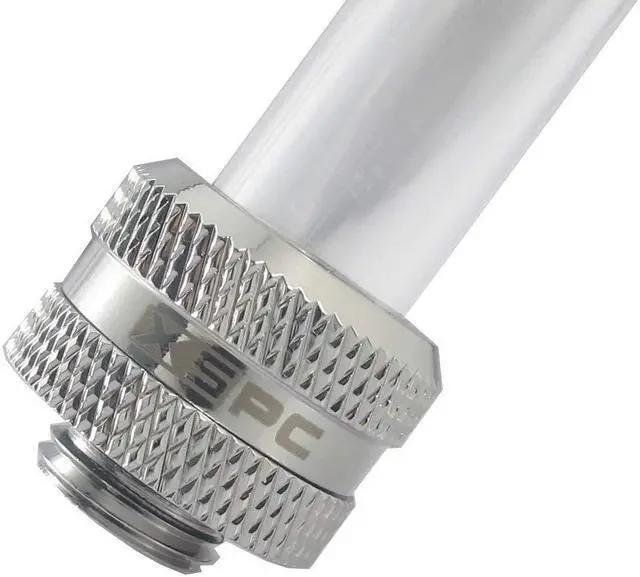 Alt view image 13 of 14 - XSPC G1/4" to 10mm ID, 14mm OD Rigid Tubing Fitting, Chrome