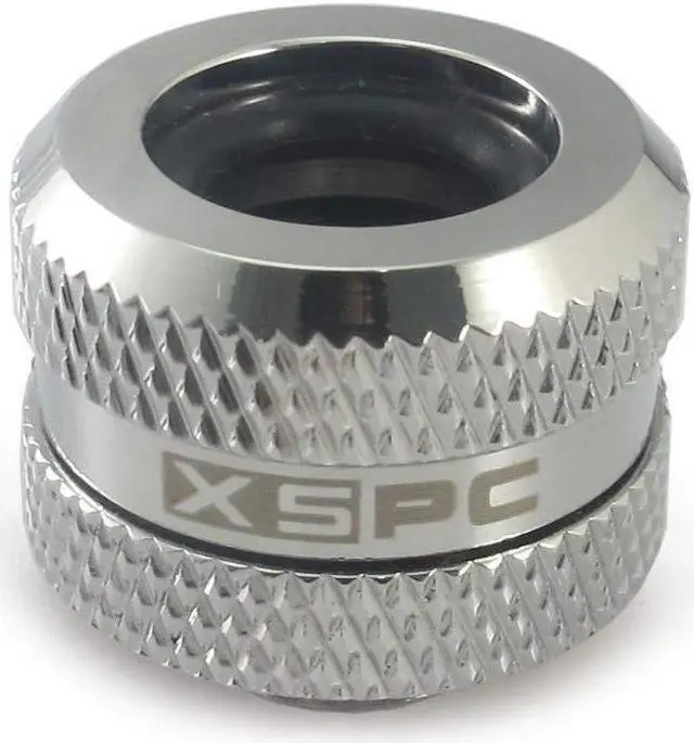 Alt view image 9 of 14 - XSPC G1/4" to 10mm ID, 14mm OD Rigid Tubing Fitting, Chrome
