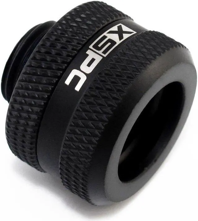 Alt view image 8 of 14 - XSPC G1/4" to 10mm ID, 14mm OD Rigid Tubing Fitting (For use with XSPC Metal & PETG Tubing Only), Matte Black