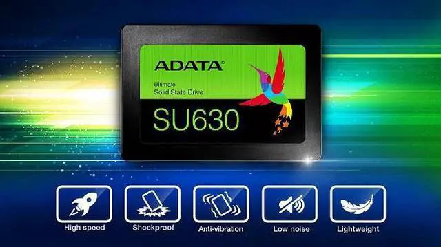 Alt view image 4 of 14 - ADATA Ultimate SU630 480GB 3D QLC NAND SATA III 2.5 Inch Internal SSD (ASU630SS-480GQ-R)