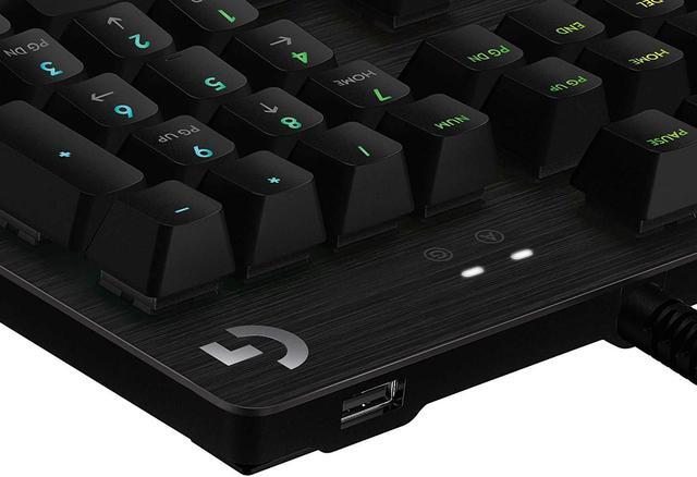Alt view image 4 of 11 - Logitech G512 SE Lightsync RGB Mechanical Gaming Keyboard with USB Passthrough