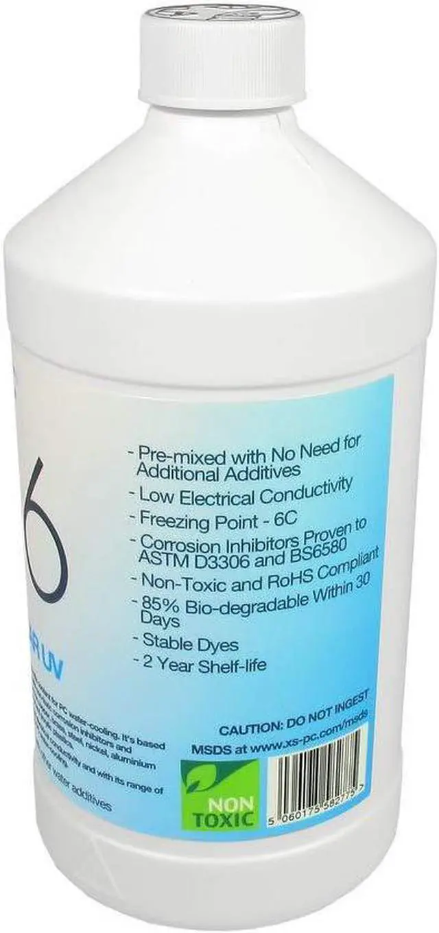 Alt view image 12 of 16 - XSPC EC6 High Performance Premix PC Coolant, Translucent, 1000 mL, Clear UV