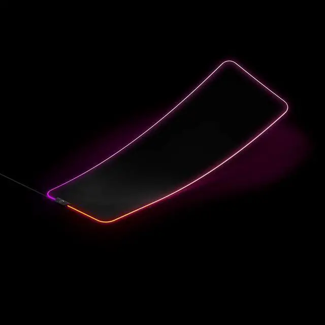 Alt view image 4 of 20 - steelseries qck gaming surface  xl rgb prism cloth  best selling mouse pad of all time  sized to cover desks / ca: steelseries qck gaming surface  optimized for gaming sensors