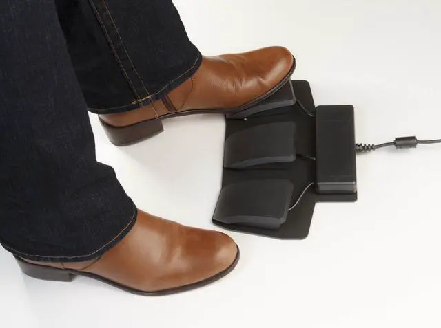 Alt view image 3 of 4 - Kinesis JSB Triple Pedal with Extra Jack Joy Stick Buttons 1-4 FS32AJ-JSB