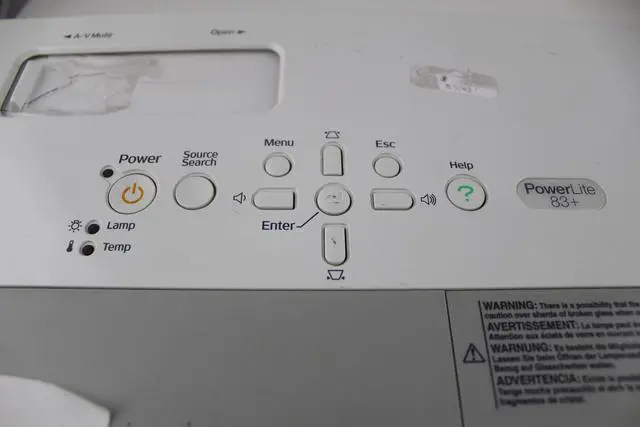 Alt view image 3 of 5 - Epson PowerLite 83+ Business Projector (XGA Resolution 1024x768) (V11H303020)